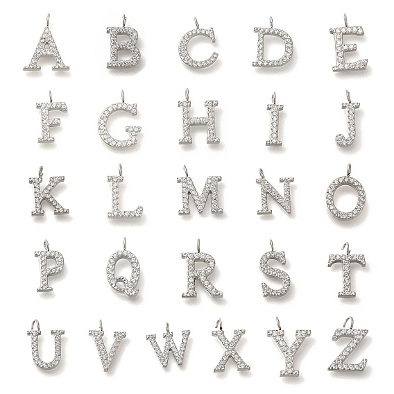 304 микро нержавеющей стали прокладывать Цирконом подвески, подвески с буквой az~z