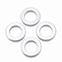 Spray Painted CCB Plastic Linking Rings, Round Ring