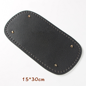 Pu leahter вязание крючком сумки дно, овальные, аксессуары для замены основания формирователя мешков