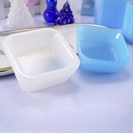 DIY Square Dish Silicone Molds, Resin Casting Molds, For UV Resin, Epoxy Resin Jewelry Making