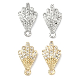 Латунные серьги-гвоздики из циркония, долговечный, без кадмия, без никеля и без свинца, оболочка