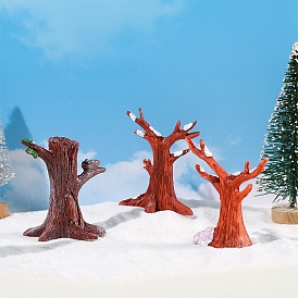 Christmas Resin Tree Ornaments, Micro Landscape Home Accessories, Pretending Prop Decorations