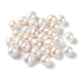 Culture des perles perles d'eau douce naturelles, la moitié foré, riz