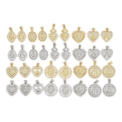 Латунные микро проложить кубического циркония подвески, без кадмия и без свинца, религия