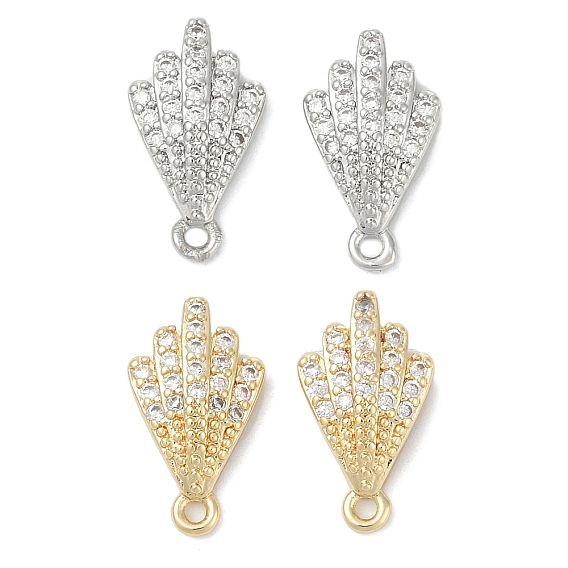 Латунные серьги-гвоздики из циркония, долговечный, без кадмия, без никеля и без свинца, оболочка