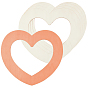 Cottonwood Chips, Hollow Heart, Decorate Accessories, Laser Cut Wood Shapes