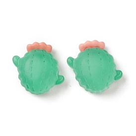 Transparent Resin Cabochons, Cactus