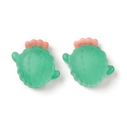 Transparent Resin Cabochons, Cactus