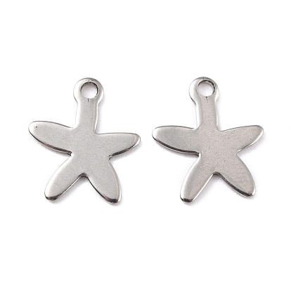 201 Stainless Steel Charms, Star