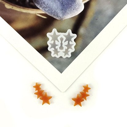 DIY силиконовые формы кулон, формы для литья смолы, для уф-смолы, изготовление ювелирных изделий из эпоксидной смолы, звезда