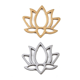 304 нержавеющей стали кабошонов, лазерная резка, ионное покрытие (ip), лотос