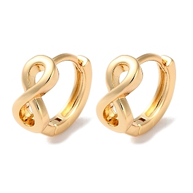 Infinity Brass Hoop Earrings for Women