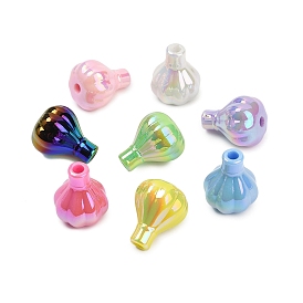 Непрозрачные акриловые бусины с УФ-покрытием, радужный, лук