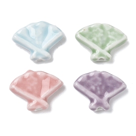 Фарфоровые бусины ручной работы, пастельный фарфор, вентилятор