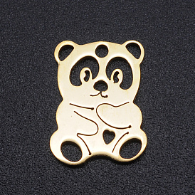 201 colgantes de acero inoxidable, panda