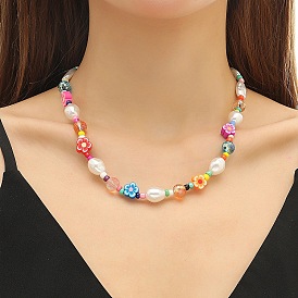 Colorful Beaded Necklace - Elegant and Unique Design - Luxurious and Sophisticated