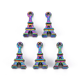Alloy Pendants, Cadmium Free & Nickel Free & Lead Free, Iron Tower