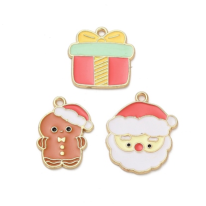 Подвески из эмали и сплава, золотые