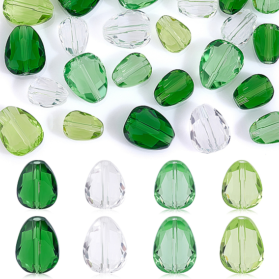 40шт 8 стиль имитация австрийских хрустальных бусин, класс AAA, граненые, слеза