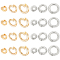 24шт. 6 варианты латунных соединительных колец с фиксатором, открытый круг
