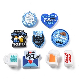 Силиконовые бусины на день отца, фокусные бусы