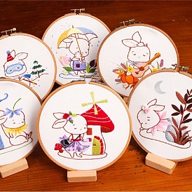 New Featured Cartoon Series Embroidery DIY Material Package Handmade Homemade Cross Stitch Hanging Painting Decoration