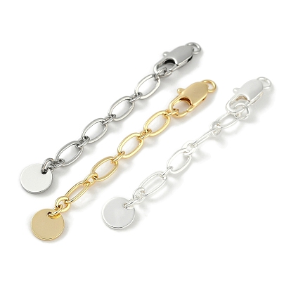 Латунь заканчивается цепи, без кадмия, без никеля и без свинца, плоско-круглые