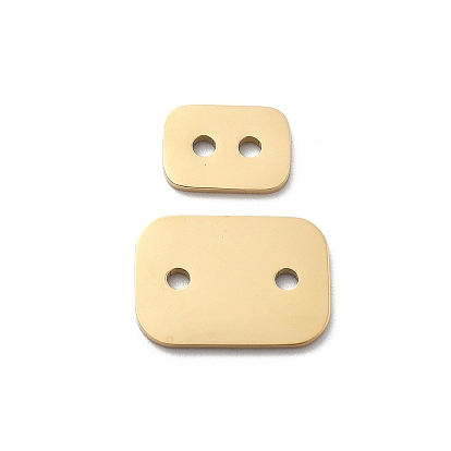 304 прямоугольные соединительные подвески из нержавеющей стали, вырезанные лазером, ионное покрытие (ip)