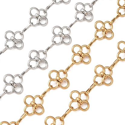 304 Stainless Steel Clover Link Chains, Unwelded
