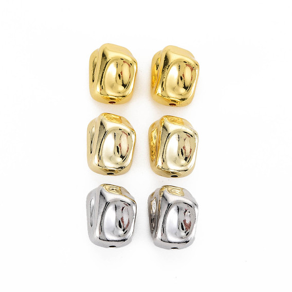 Rack Plating Alloy Beads, Cadmium Free & Nickel Free & Lead Free, Nuggets