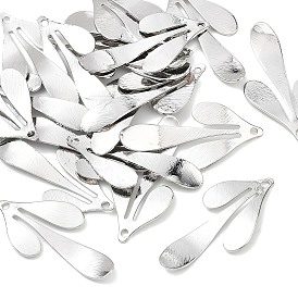 Shegrace Messinganhänger, Blatt Charme, Nickel frei