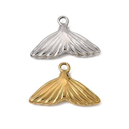 304 Stainless Steel Pendants, Fishtail Charms