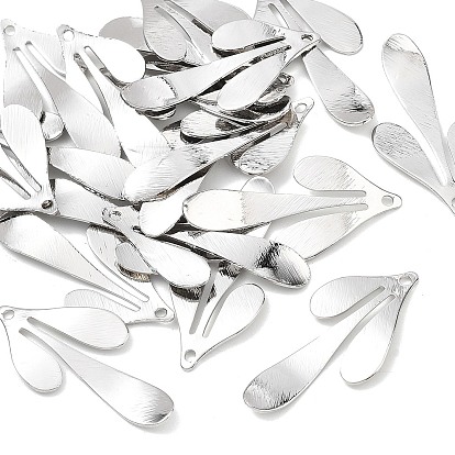 Shegrace Messinganhänger, Blatt Charme, Nickel frei