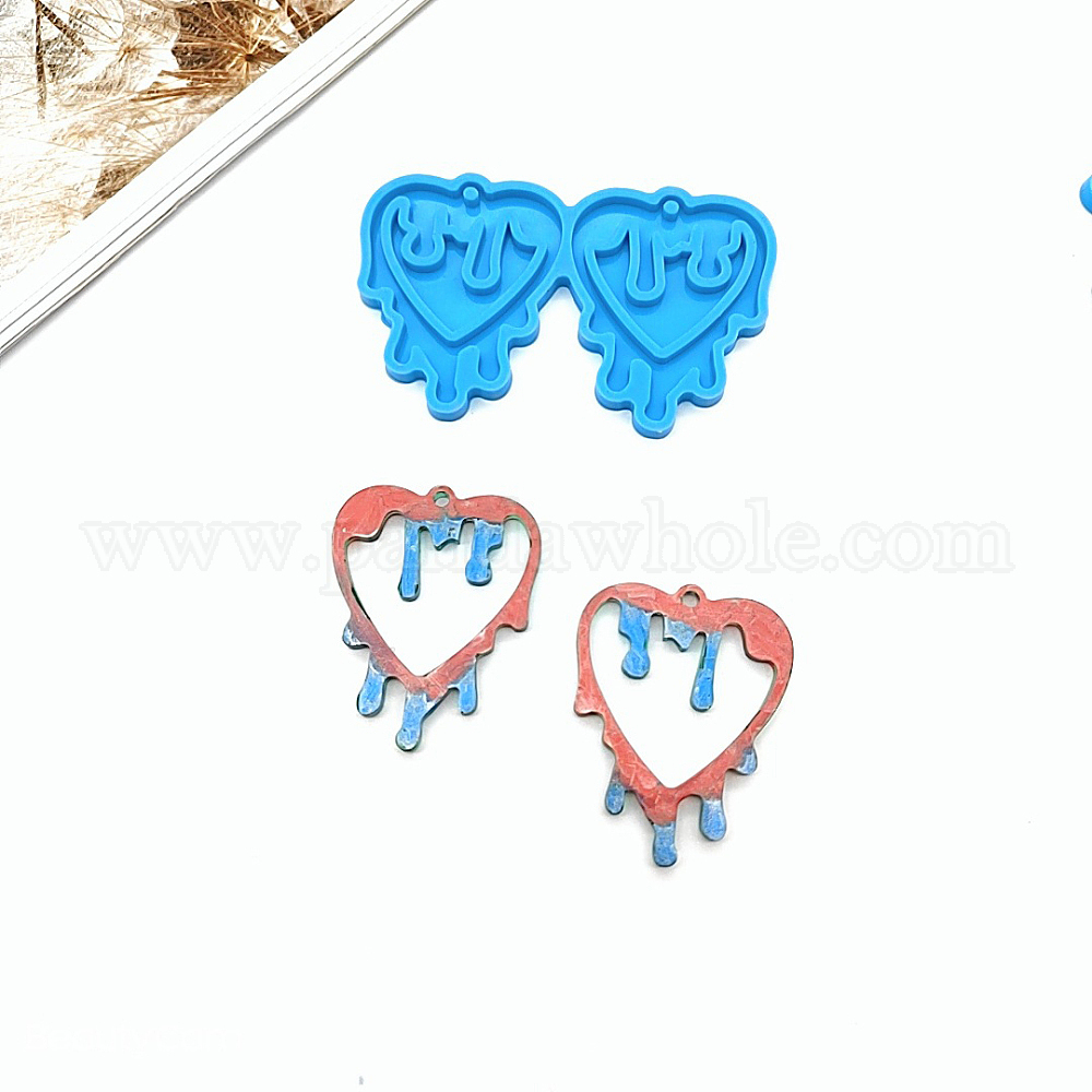 Silicone Mold Resin Epoxy Molds Jewelry Heart