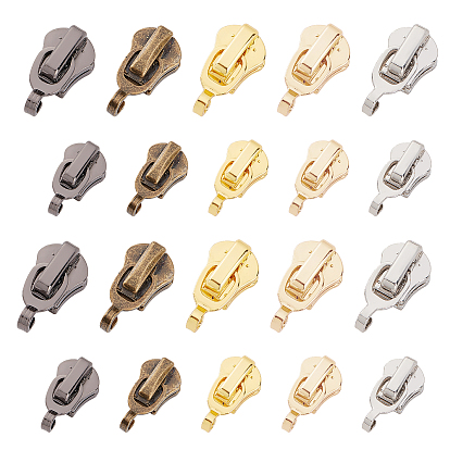 Zinc Alloy Zipper Slider, for Garment Accessories