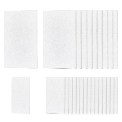 100 шт. 2 стили ватных дисков для духов, прямоугольные