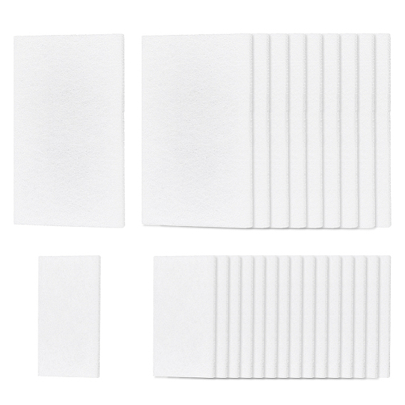 100 шт. 2 стили ватных дисков для духов, прямоугольные