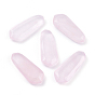 Natural White Jade Cabochons, Dyed, Faceted, Teardrop
