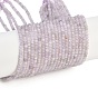 Natural Lavender Amethyst Beads Strands, Faceted, Rondelle