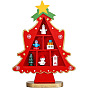 Wooden Desktop Display Decorations, Mini Showcases, Christmas Tree