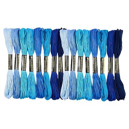 2 сумки 6 хлопчатобумажные нитки для вышивания, нитки для вышивки крестиком, для шитья своими руками