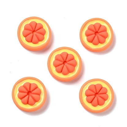 Opaque Resin Cabochons, DIY Accessories, Phone Case Decoration, Garcinia Mangostana