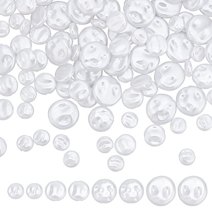 200шт 4 стили смоляные бусины имитация жемчуга