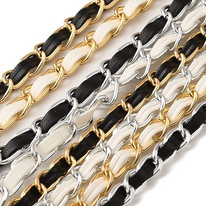 Оксидированные алюминиевые веревочные цепи, с искусственной кожей, несварные