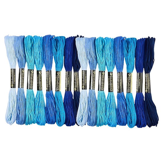 2 сумки 6 хлопчатобумажные нитки для вышивания, нитки для вышивки крестиком, для шитья своими руками