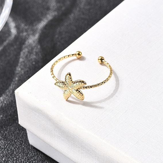 304 открытые манжеты из нержавеющей стали, морская звезда, ионное покрытие (ip)