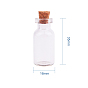 DIY Jewelry Sets for Pendant Making, with Clear Glass Jar Glass Bottles and Iron Screw Eye Pin Bail Peg