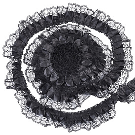 12.5 mètres de ruban de dentelle en polyester, pour les accessoires vestimentaires