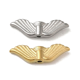Ion Plating(IP) 304 Stainless Steel Beads, Wings