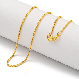 Brass Wheat Chain Necklaces for Women